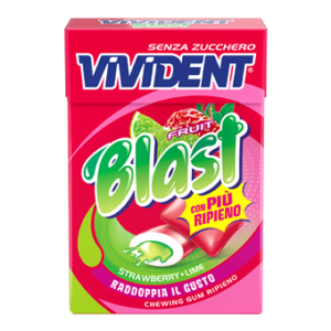 VIVIDENT BLAST FRUIT STRAWBERRY LIME